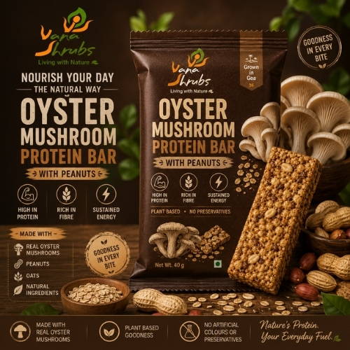 Oyster Mushroom Protein Bar